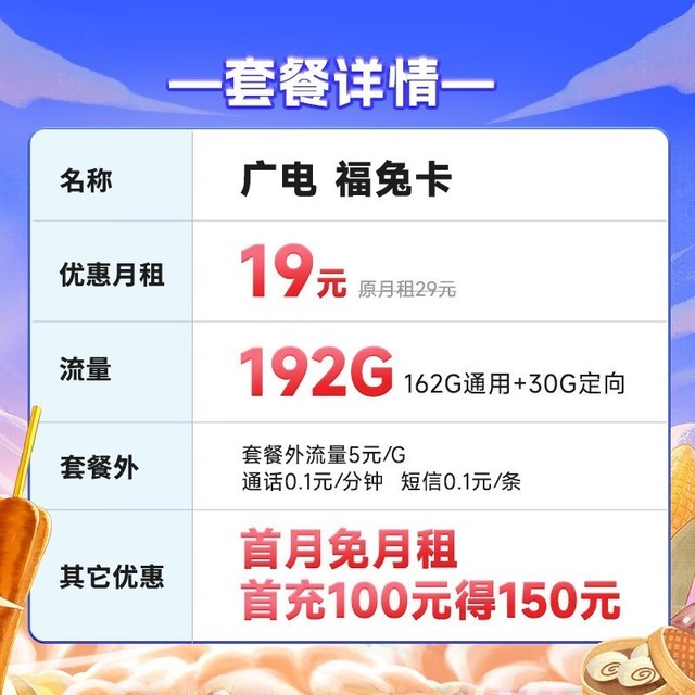 中国广电192号卡，新鲜出炉，192G福兔卡上线，推广赚钱你还不快来~